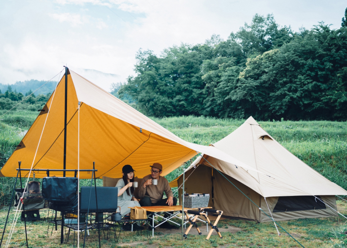 キャンプ風景